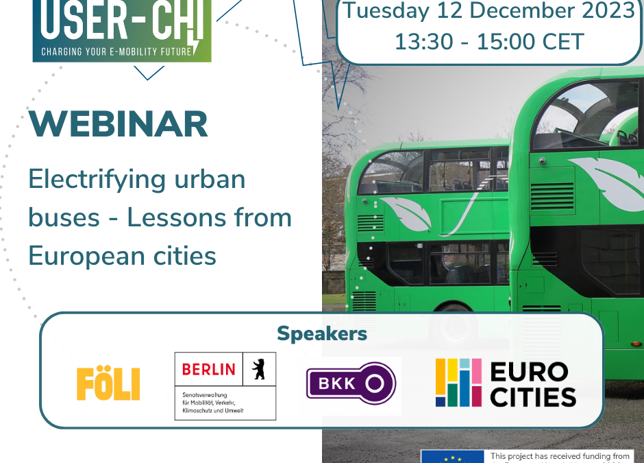 USER-CHI webinar – Electrifying urban buses: lessons from USER-CHI cities